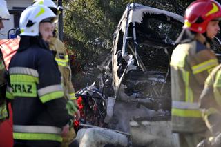 Pożar przyczepy w Lipnie. Jedna osoba nie żyje