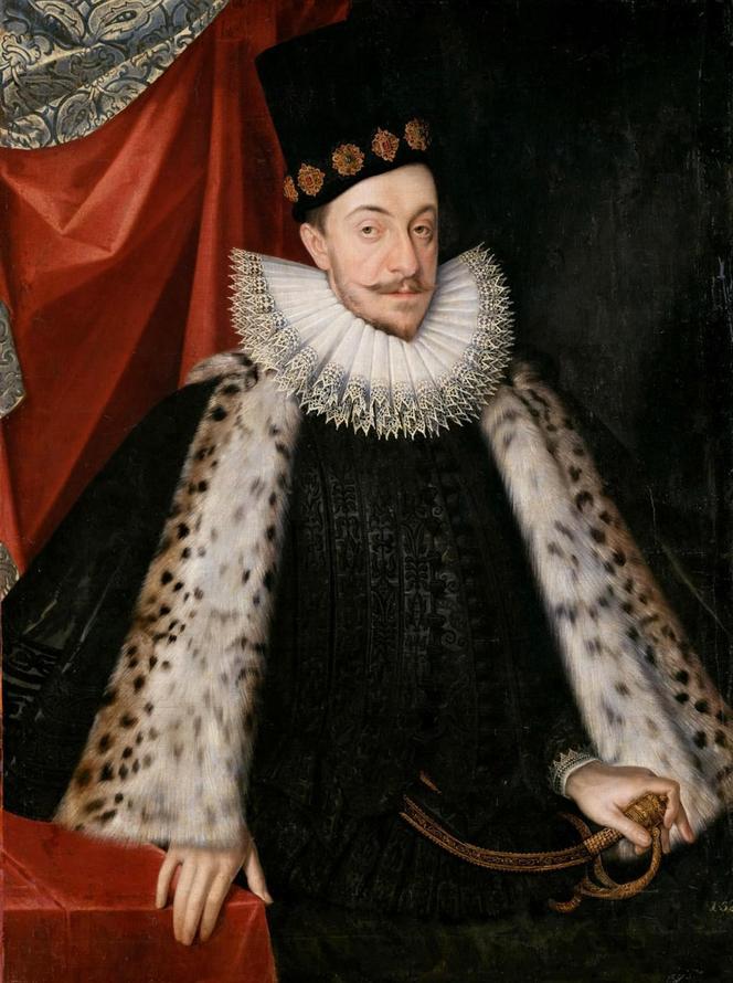 Zygmunt III Waza, portret pędzla Marcina Kobera ok. 1590 r.
