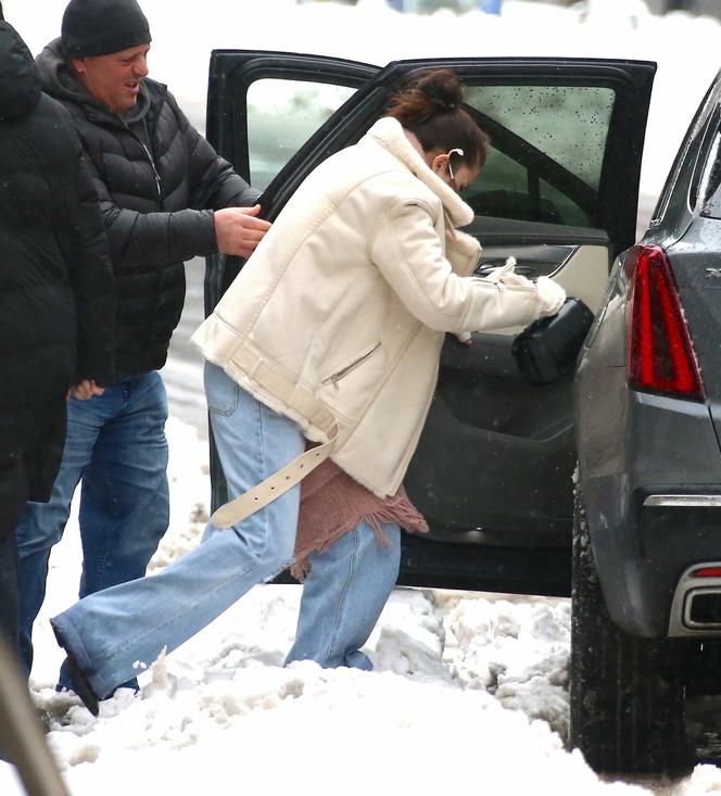 Selena Gomez w zimowym Nowym Jorku