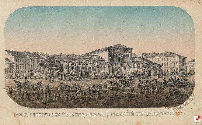 Gościnny Dwór za Żelazną Bramą, 1855