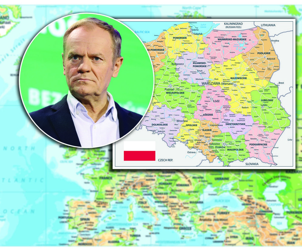 Tusk utworzy nowe województwo? Wraca gorący temat podziału administracyjnego Polski