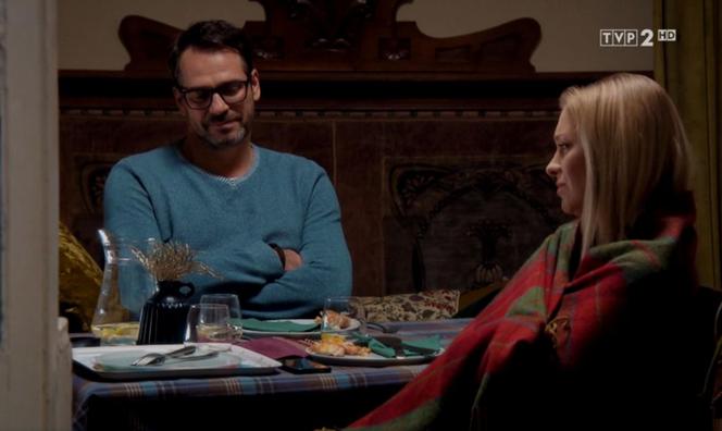 	M jak miłość, odcinek 1514. Michał (Paweł Deląg), Joasia (Barbara Kurdej-Szatan)