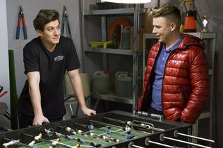 Barwy szczęścia, odc. 2044. Justin (Jasper Sołtysiewicz), Patryk (Konrad Skolimowski)