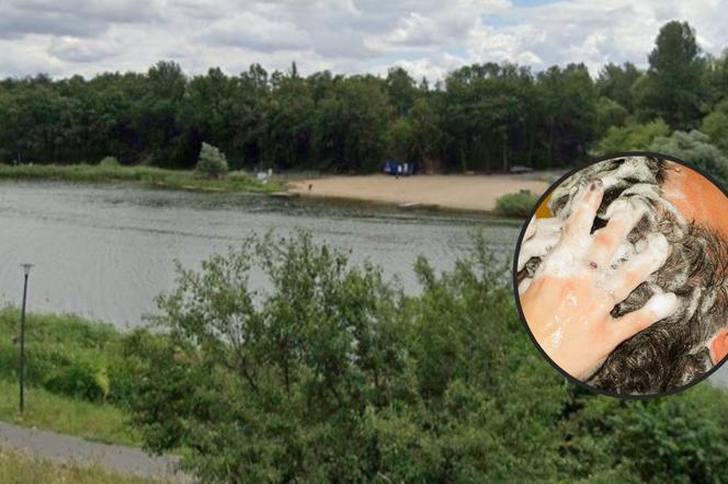 Mężczyzna kąpał się w Jeziorze Winiary w Gnieźnie