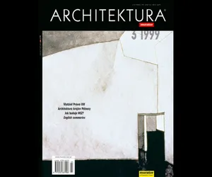 Miesięcznik Architektura 03/1999