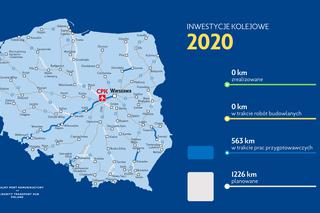 Centralny Port Komunikacyjny - plan prac kolejowych