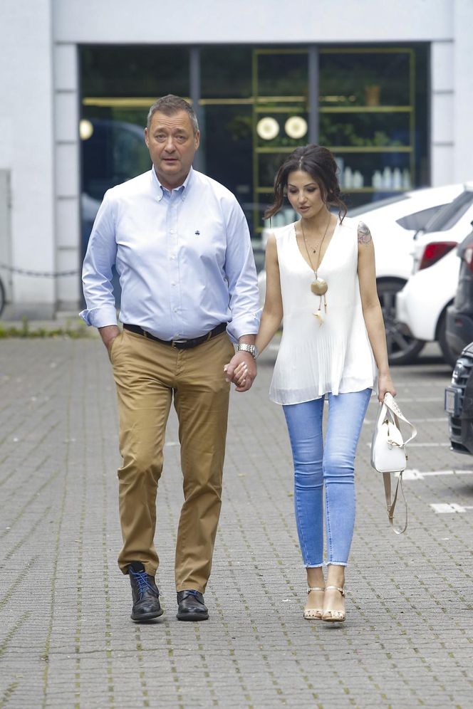 Jacek Rozenek i Maria Samuel