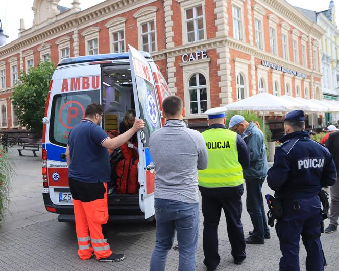 Wypadek rowerzystów