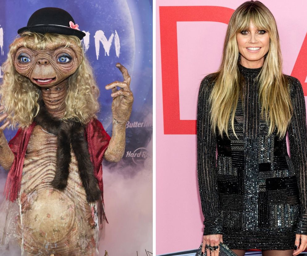 Oto przebrania gwiazd na Halloween! Ona przebrała się bez ubrań! a Heidi Klum za E.T.