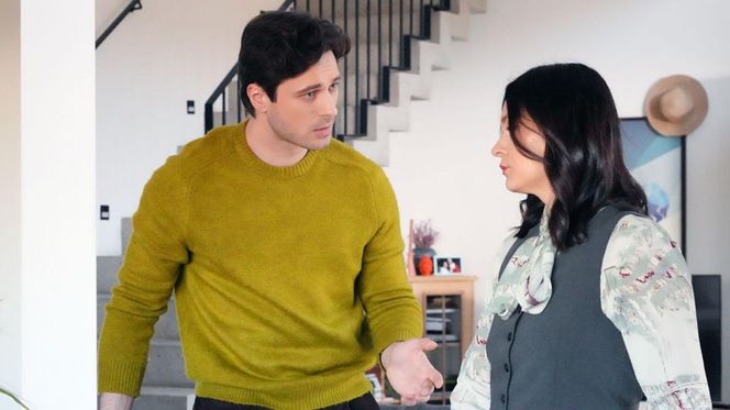 Barwy szczęścia odc. 3211. Natalia (Maria Dejmek), Cezary Rawicz (Marcel Opaliński)