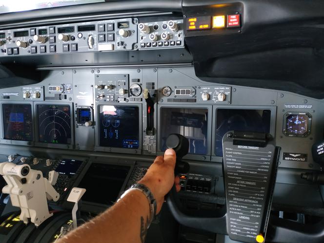 symulator Boeinga 737 na leszczyńskim lotnisku