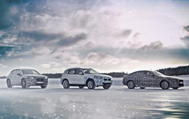 BMW iX3, BMW i4 oraz BMW iNEXT w zimowym teście za kołem podbiegunowym