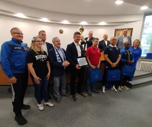 Społeczność sportowców i kibiców rugby z Siedlec uczciła największy z dotychczasowych sukcesów w historii klubu