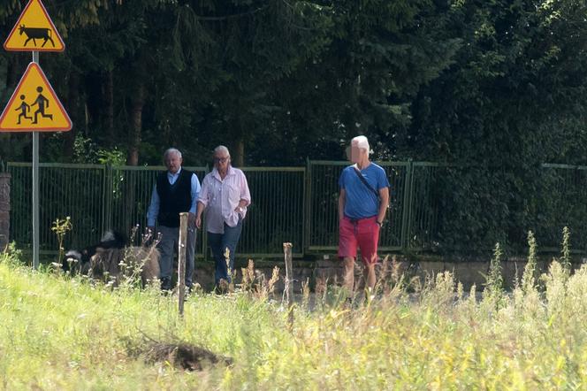 Kaczyński w puszczy z przyjaciółką