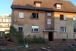 Wysiedlone domy na Krzekowie. W ich miejscu powstanie nowa ulica