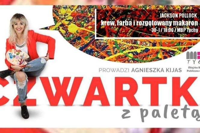 “Krew, farba I rozgotowany makaron” - pod tym hasłem odbędzie się kolejne spotkanie z cyklu “Czwartki z paletą” w Tychach! 