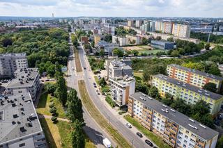 Al. Powstańców Wlkp. przed przebudową