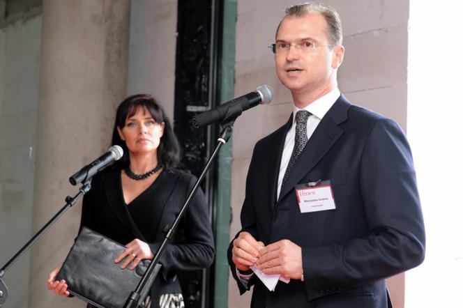 Sterlinga Business Center - budowa pnie się w górę, stan surowy zakończony. Mieczysław Godzisz Prezes Zarządu Hines Polska