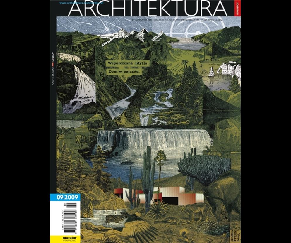 Okładka Miesięcznik Architektura 09/2009