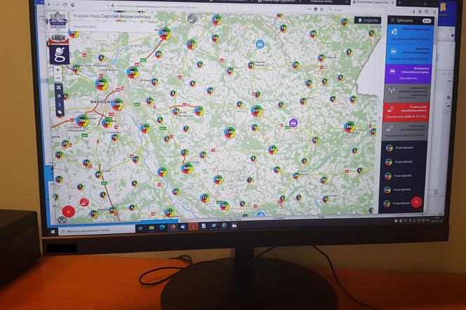 Powiat siedlecki: Krajowa Mapa Zagrożeń pomaga. Coraz więcej mieszkańców korzysta 
