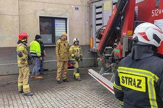 Ciężarówka z drobiem wjechała w budynek