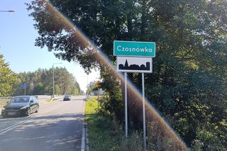 Panika w Czosnówce po upadku drona.