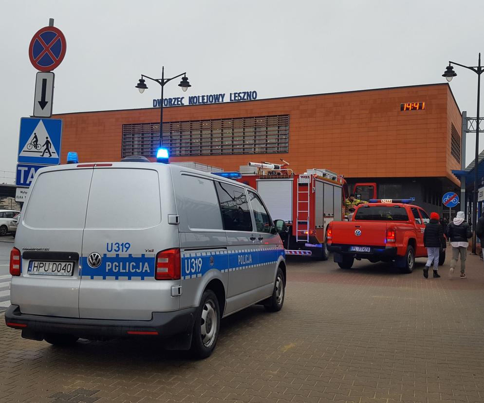 ​Wypadek na dworcu kolejowym w Lesznie. Pociąg potrącił mężczyznę