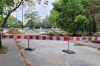 Zawalony most na Siewnej w Łodzi