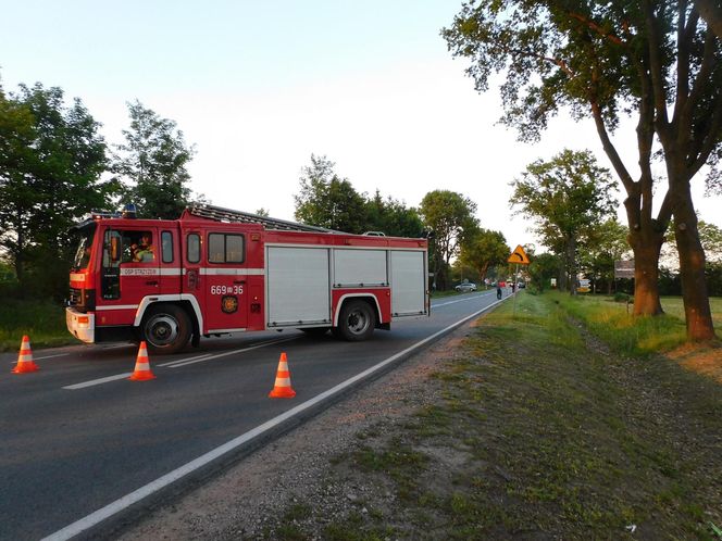 Wypadek na łuku drogi pod Warszawą. Zginął obywatel Ukrainy