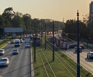 Łódź. Zderzenie tramwajów na Mickiewicza. Kilkudziesięciu pasażerów poszkodowanych!