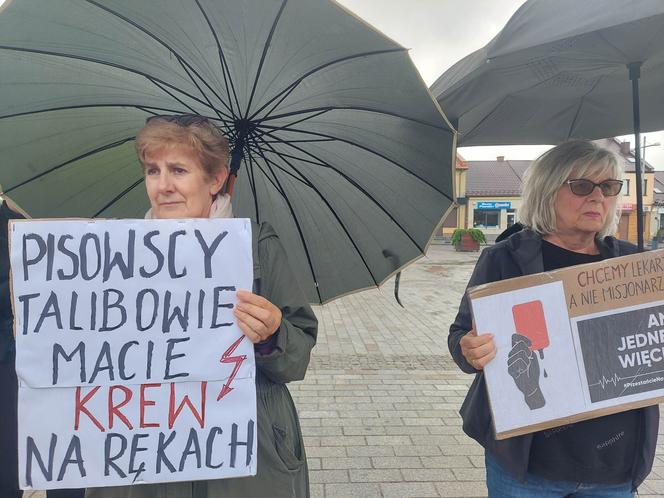 Protest pod hasłem "Ani jednej więcej" Starachowice 14.06.2023