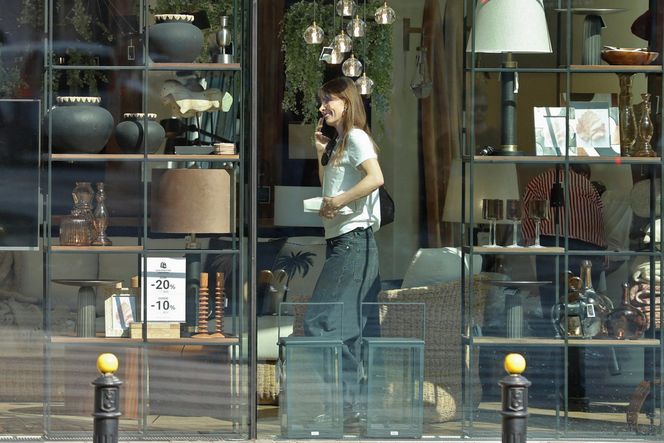 Agnieszka Dygant sobie dogadza