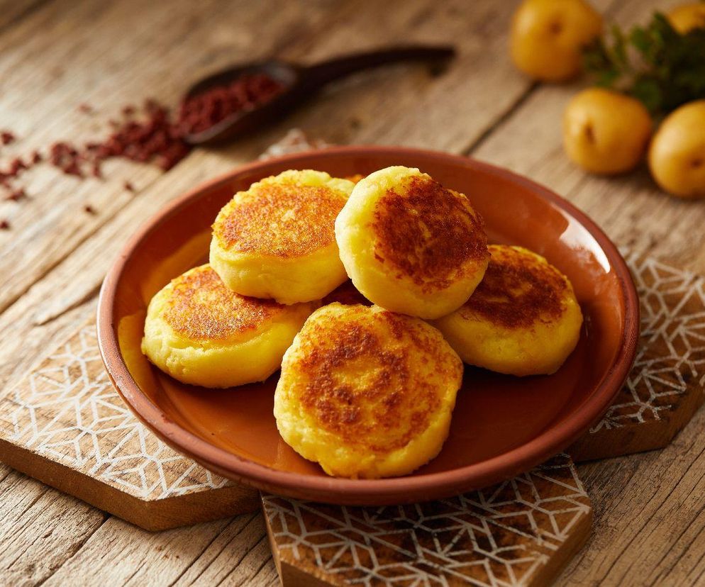 placki ziemniaczane z kaszanką