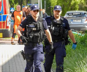 Pożar i wybuchy w mieszkaniu bloku w Tychach