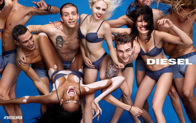  Modelka chora na bielactwo w nowej kampanii Diesla