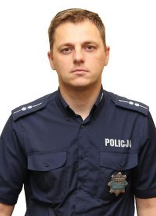 aspirant Łukasz Ustymowicz (KOMISARIAT POLICJI III W BIAŁYMSTOKU)