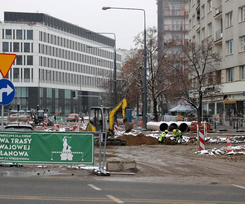 Budowa tramwaju na Wilanów opóźniona. Sprzeczne tłumaczenia inwestora i wykonawcy 