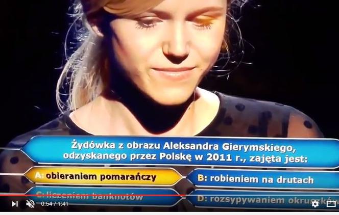 MILIONERZY pytanie o obraz