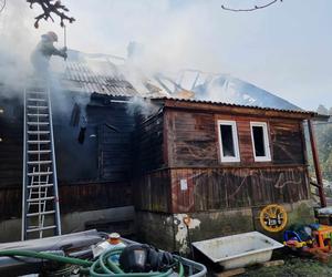 Pożar domu w Węglowie! Rodzina straciła dorobek życia