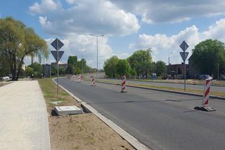 Ostatnie prace na ul. Szybowników w Lesznie