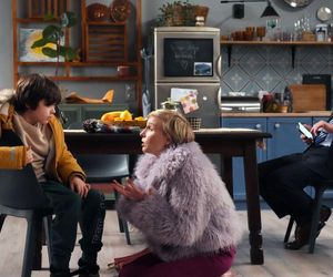 Barwy szczęścia odc. 3226. Mateuszek (Filip Kowalewicz), Sonia (Weronika Nockowska), Robert Stefaniak (Paweł Ławrynowicz)