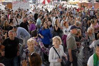 Ostatnia taka sobota w Katowicach. Teatr Śląski porwał tłumy do tańca!