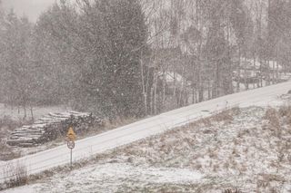 Zerwane linie energetyczne, wypadki na drogach. Atak zimy dał się we znaki