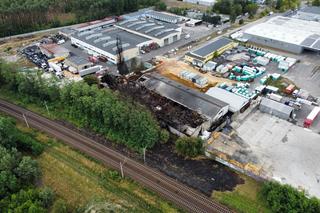 Oto jak wygląda hala po pożarze w Przylepie przy Zielonej Górze