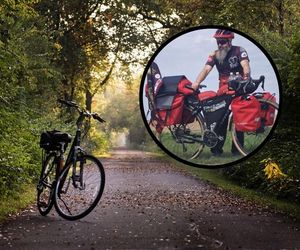 Poznaniak postanowił przejechać 2000 km rowerem. Wszystko dla malutkiej Wiktorii 