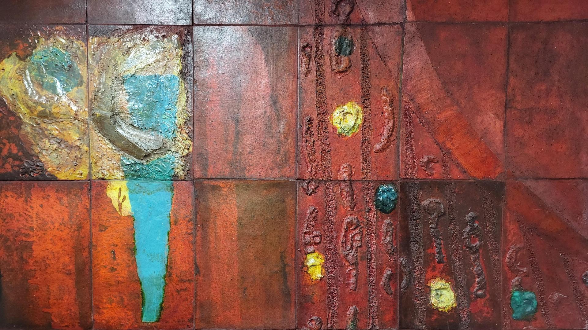 Kompozycja Krzysztofa Henisza ma już 60 lat i wciąż urzeka żywymi kolorami