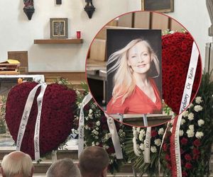 Wyjątkowy wieniec na pogrzebie. Tak mąż i synowie pożegnali Katarzynę Stoparczyk