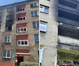 Śmiertelna ofiara pożaru w bloku w Chorzowie. Kilka osób w szpitalu