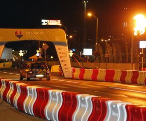 Rajd Śląska 2025. Nocny odcinek specjalny ulicami Katowic