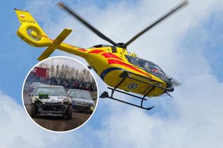 Dramatyczny wypadek: Od auta odpadło koło i uderzyło w kobietę